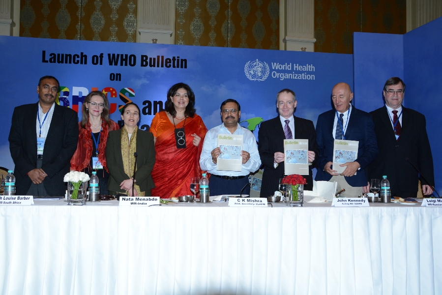 WHO Bulletin on 'BRICS and Global Health' launched in Delhi
